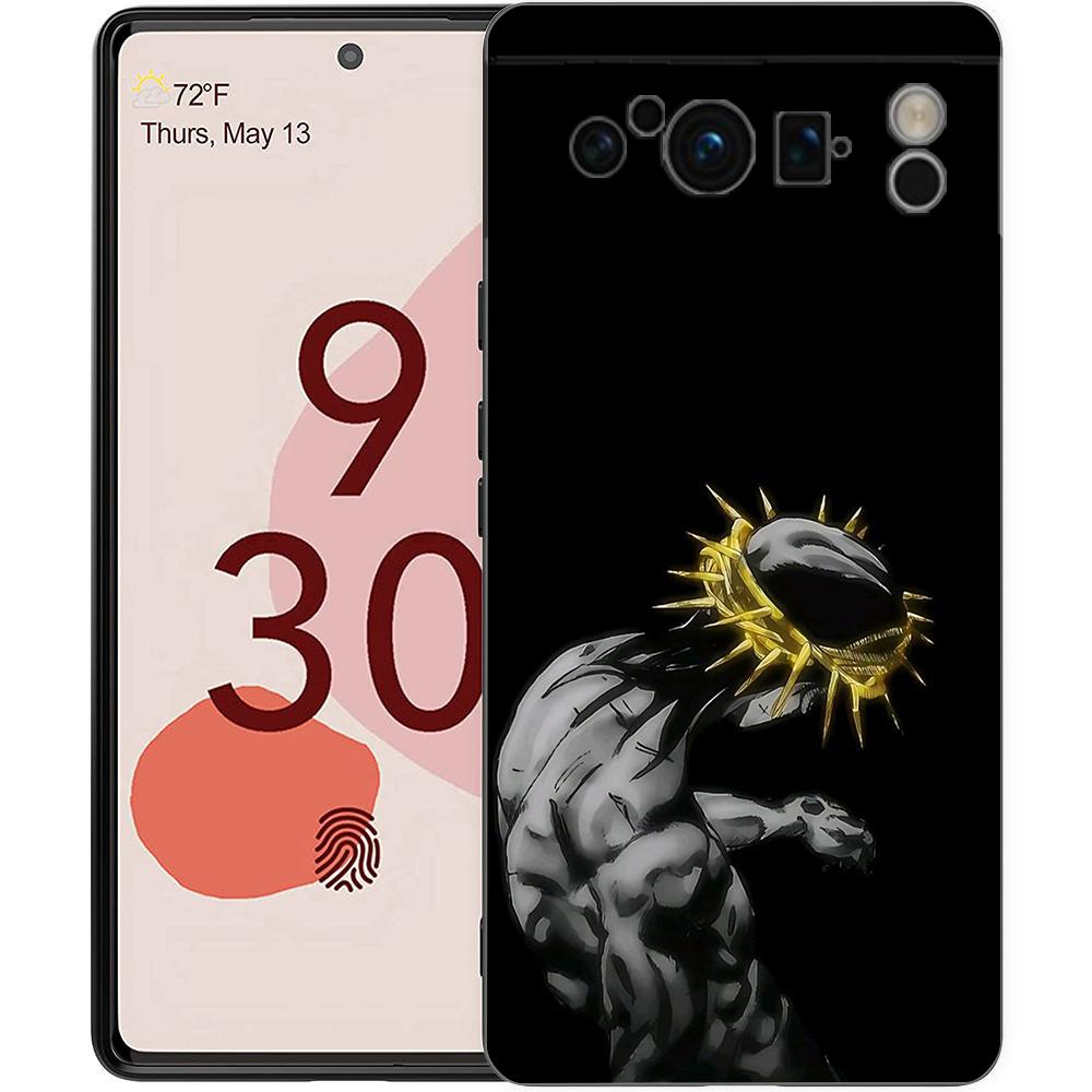 

Christian Bible Jesus Phone Case For Google Pixel 10 9 8 7 6 Pro XL 9A 8A 6A 7A 5G Soft Shockproof TPU Black Cover Pixel 10