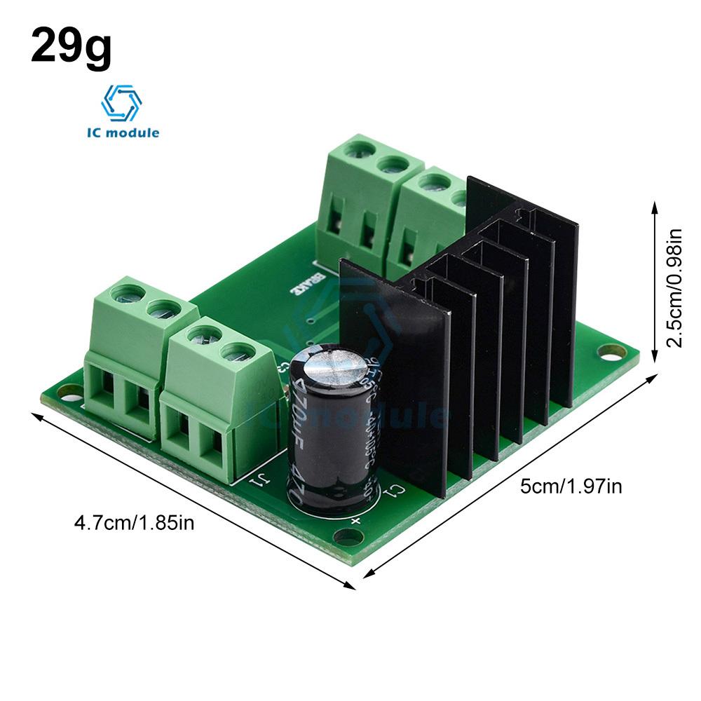 3A 75W Single Channel DC Motor Driver Board Motor Driver DC PWM Speed Adjustable Motor Driver Module LMD18200T