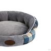 Large Size Lattice Bed Cat nest Warm Round Home Fabric Kennel Short Plush Soft Pet Supplies Durable