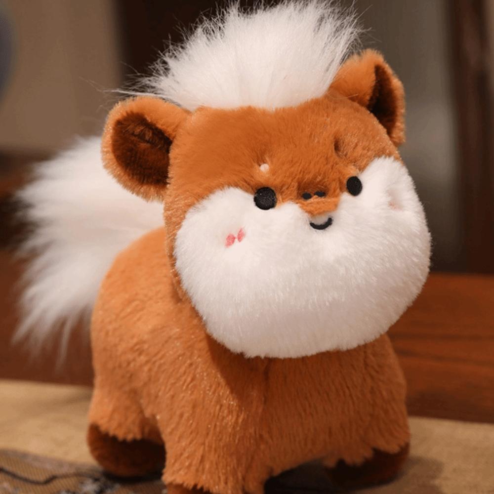 

Lucky Horse Stuffed Toys Cartoon Pony Plush Doll Wealth Pony Mascot Kids Style1 Brown