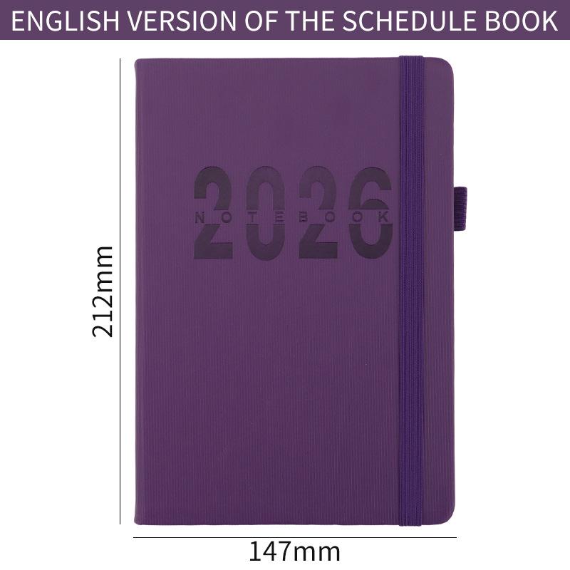 

2026 Cross-Border Daily Planner: 365-Day Journal & Time Management Notebook