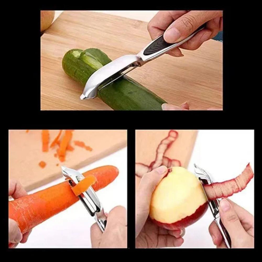 Stainless Steel Kitchen Accessories Multi-function Vegetable Peeler Cutter Potato Carrot Grater Fruit Vegetable Salad Tools