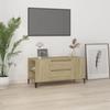 VidaXL TV Cabinet Sonoma Oak 102x44.5x50 Cm Engineered Wood 819607