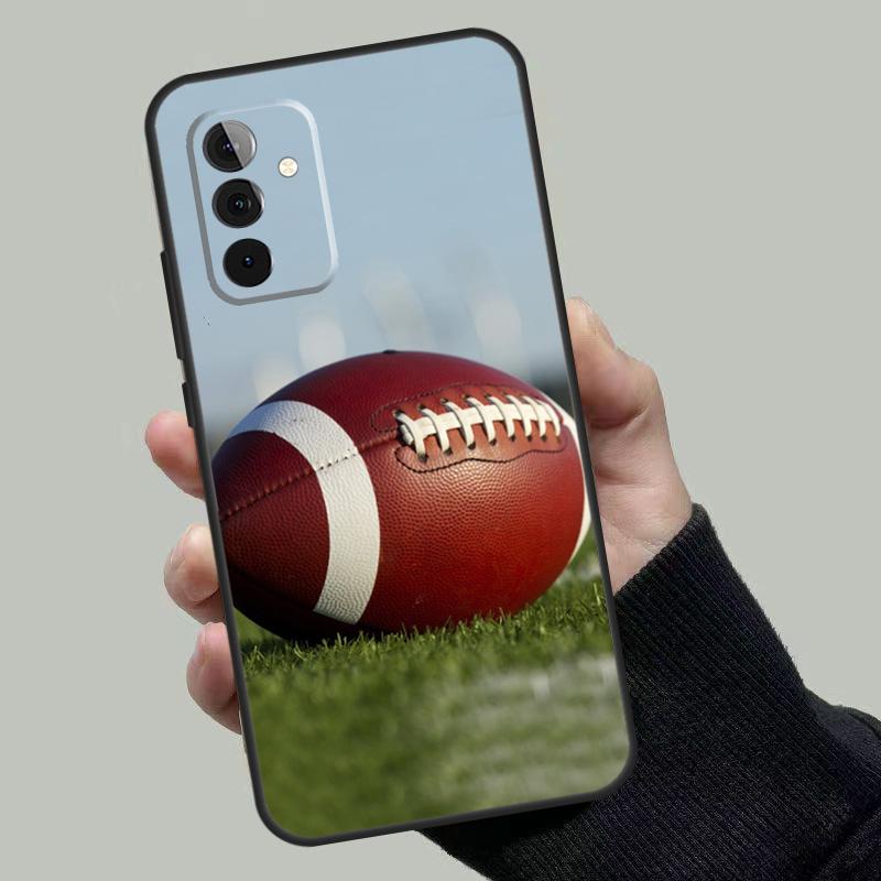 Rugby Ball Kit Team Case For Samsung Galaxy A33 A53 A13 A23 A17 A06 A16 A56 A36 A54 A34 A14 A52 A32 A15 A35 A55