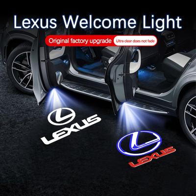 For IS FSPORT IS250 IS300 IS350 UX UX300h UX260h UX200 LED Car Door Welcome Logo Projector Ghost Shadow Light Accessorie