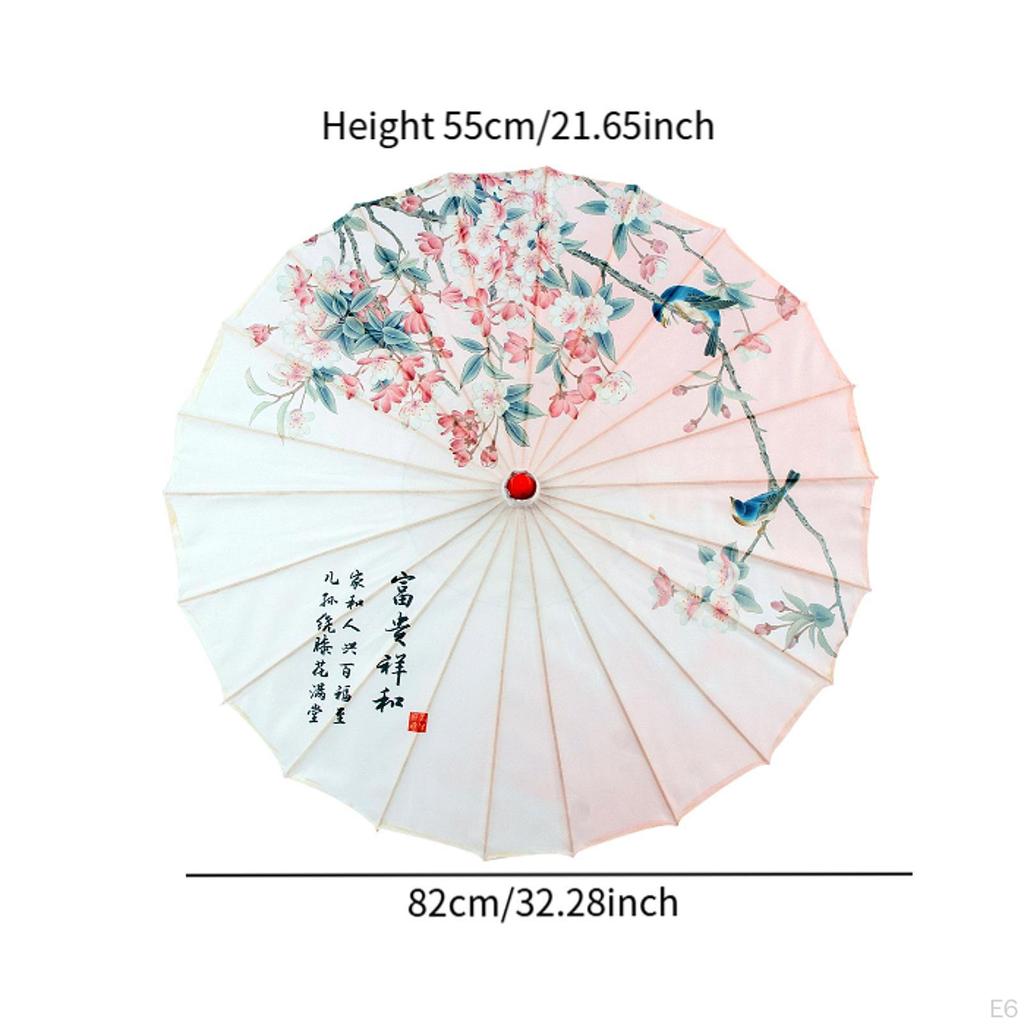 Chinese Oil Paper Umbrella Decorative for Performance, Wedding, Cosplay