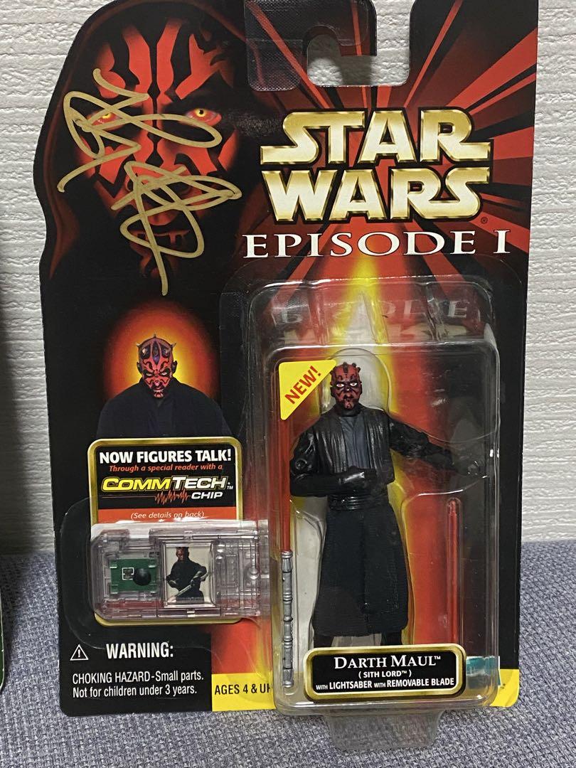 

[USED] Star Wars Darth Maul Raypark autographed figure