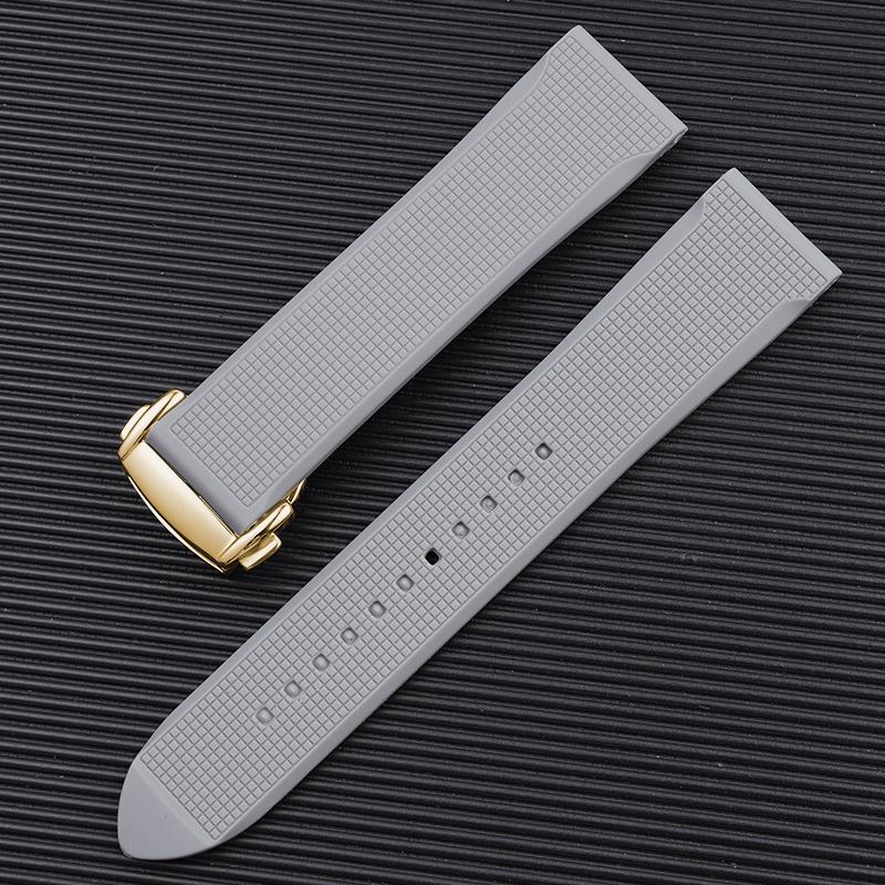 Watchband for Omega Seamaster 300 Speedmaster for 19mm 20mm 21 22mm Rubber Silicone Soft Waterproof and sweat proof Watch Strap