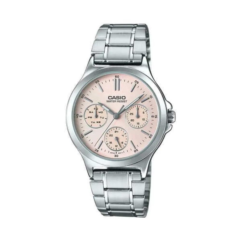 [Cio] LTP-V300D-4A Multi-Hand Analog Women s Metal Watch
