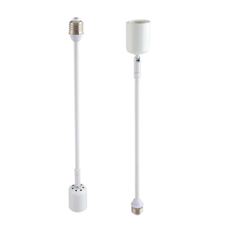 Adjustable Angle E27 Ceramics Lamp Holder Extension Heat Resistant for LED/Incandescent Lights