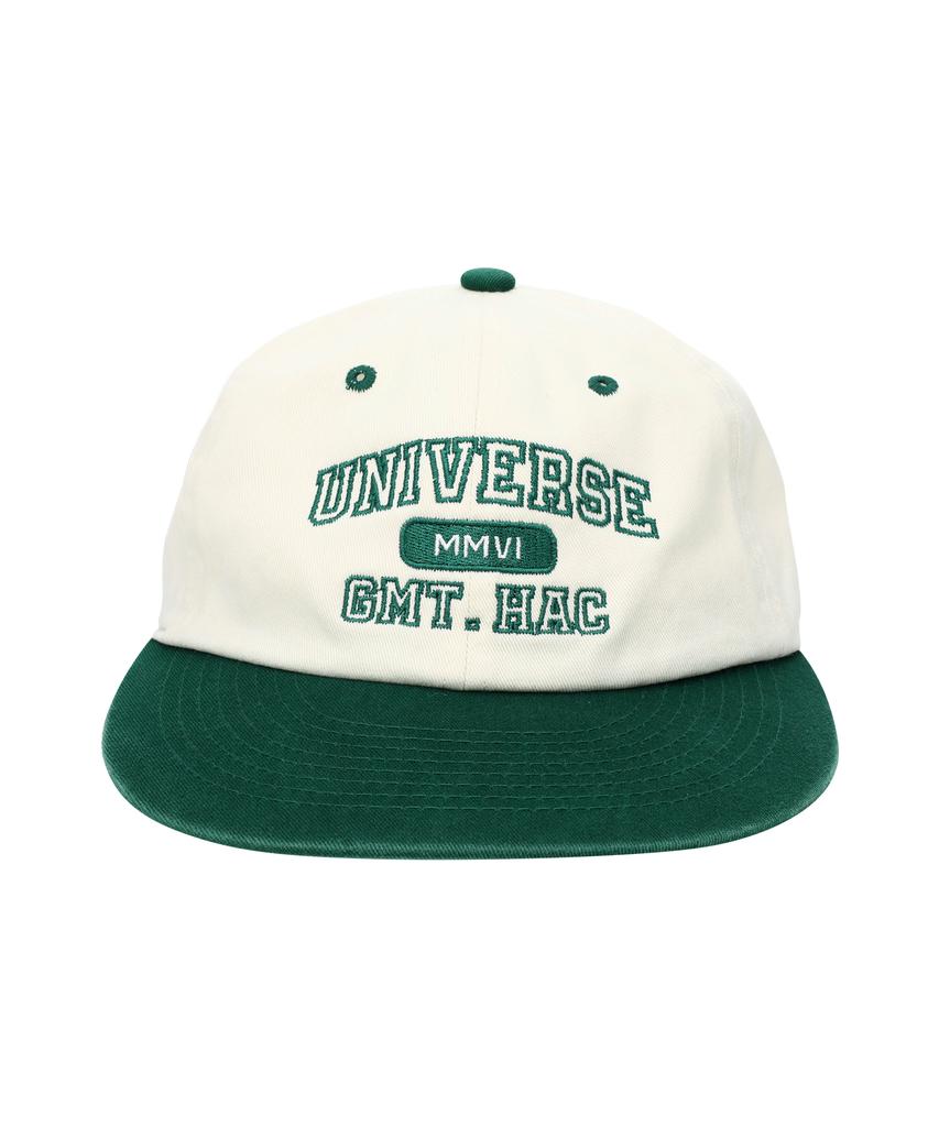 Yunibeoseugameonteu Ug Two-Tone Logo Washed Cap_Green