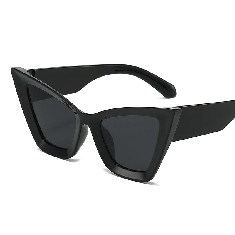 Cat-Eye-Sonnenbrille Damen Herren Vintage Marke Spiegel Stilvolle Sonnenbrille Weiblich Männlich Niedliche Gläser Persönlichkeit Farben