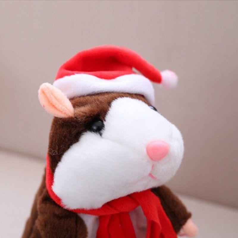 Delightful Cheeky Hamster Talking Mouse Pet Plush Christmas Toy For Kids And Adults