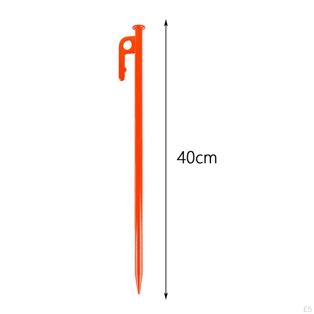 16" Steel Tent Pegs for Camping And Gardening