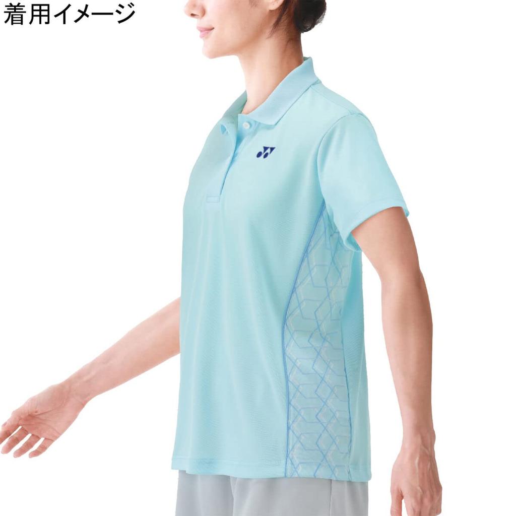 Yonex Short Sleeve Game Aqua Blue S Women's Shirt, (111)