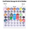Vertical Paint Bottle Holder Practical Paint Rack 49/63 Hole Organizers for Craft Paint Bottles Space Saving