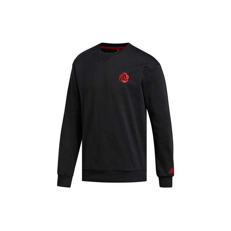 adidas Rose Crew Fleece Pullover Hoodie Black Men FP8368 M