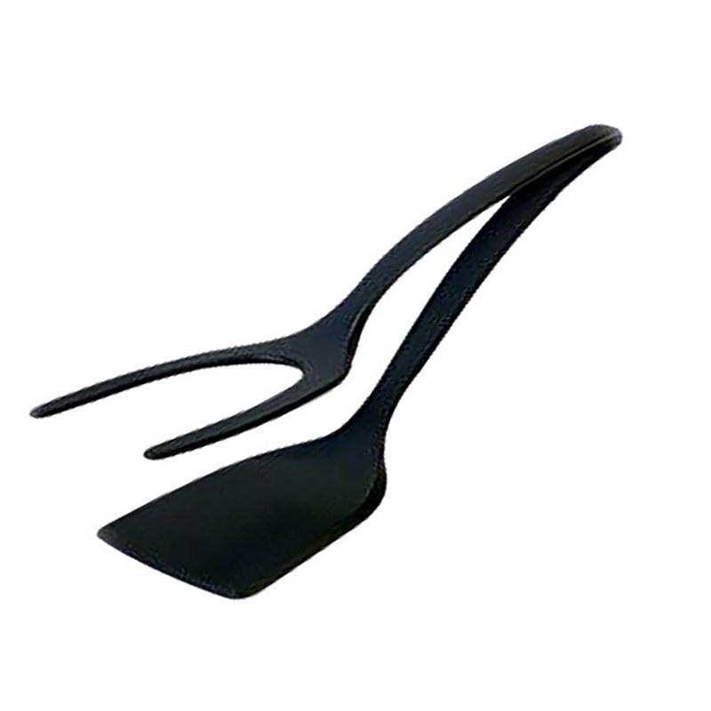 Creative Egg Pie Servers+Tweezers 2IN1 Flip Perfect Pancake Making Useful Easy Baking Cooking Shovel
