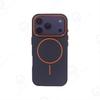 For  Premium Leather Magnetic Case for For Iphone 17 Air 16 14 1 13 16 Pro Max Alloy Len Shockproof Skin Texture Scrub Cover