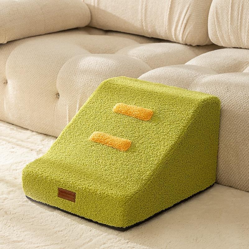 2/3 Steps Dog Stairs Pet Steps Stairs For Small To Medium Dogs To Get On Bed And Couch Dog Steps With Non-Slip Bottom Dog Ramp