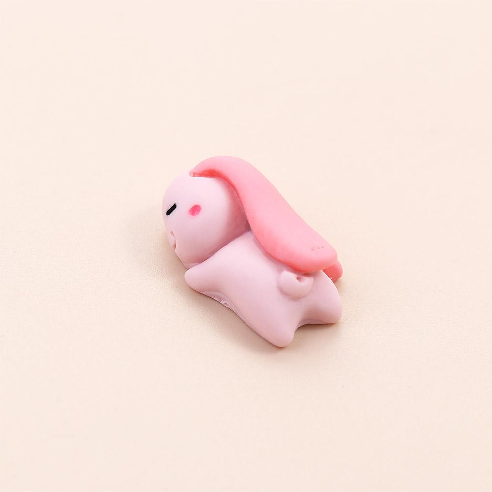 Decor Motorcycle Rabbit Car Ornaments Car Decoration Sleeping Animals Figure Interior Ornaments