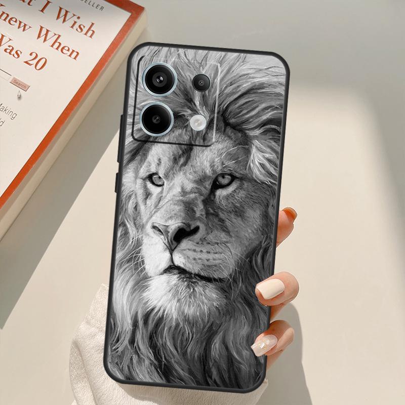 Lions Funda For Xiaomi Redmi Note 13 14 9 10 12 11 15 Pro Plus Case For Redmi 15 C 12C 13C 14C 10C