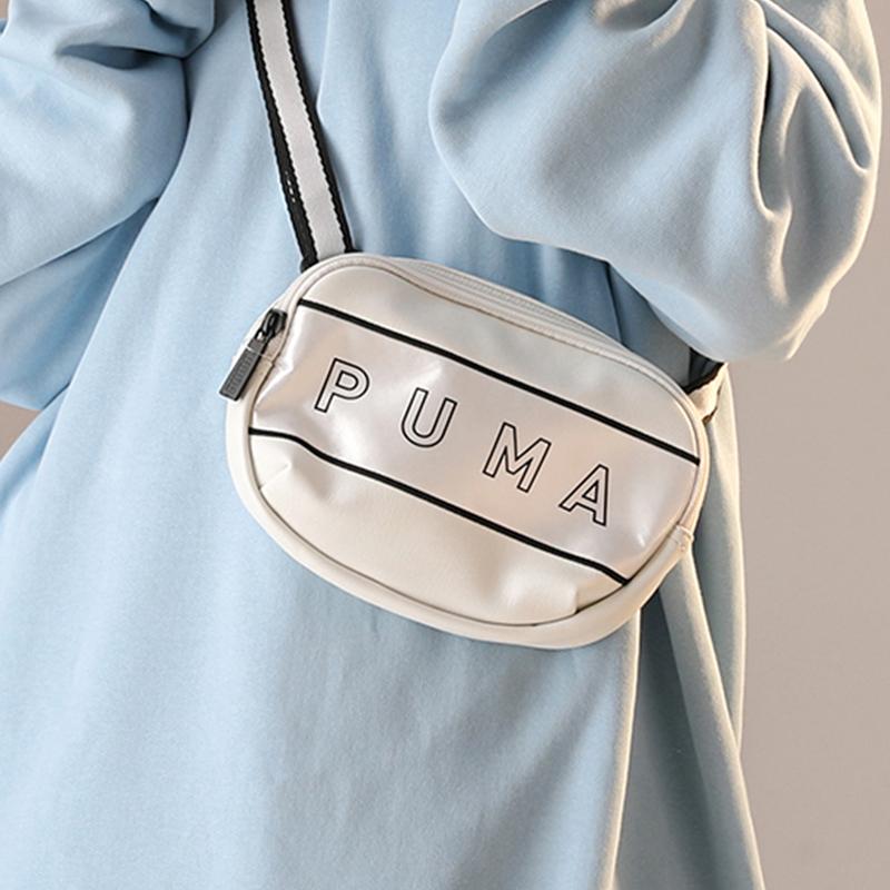 Puma Core Color Block Fabric Shoulder Bag Women Bags Smoke-Gray 077391-02