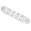10Pc Central Control Air AC Button Decor Switch Cover Trim Stickers fit for Benz C-Class W204 2007-2010 GLK X204 2008-2012
