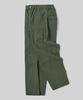 Beodeonteu Curved Cut Multi-Dart Wide Twill Pants [Khaki]