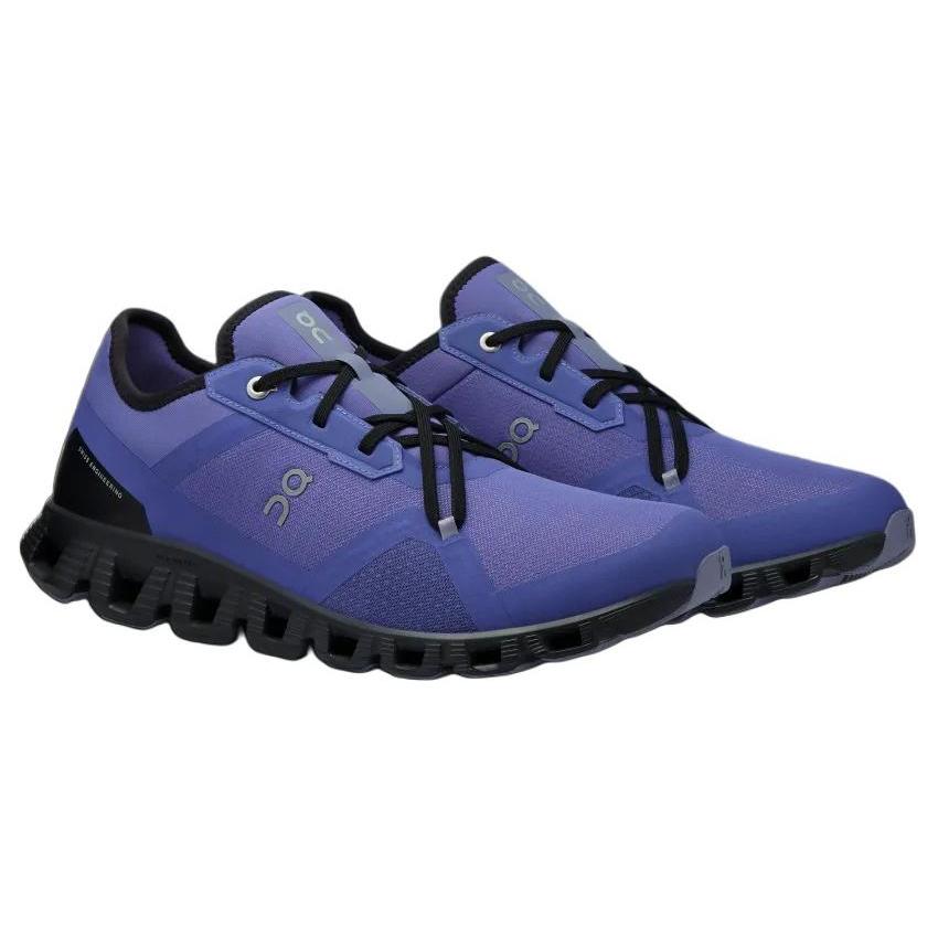 On Cloud X 3 Comfortable Slip Resistant Abrasion Resistant Low top Running Shoes Men's Blue Purple 3MD30322032