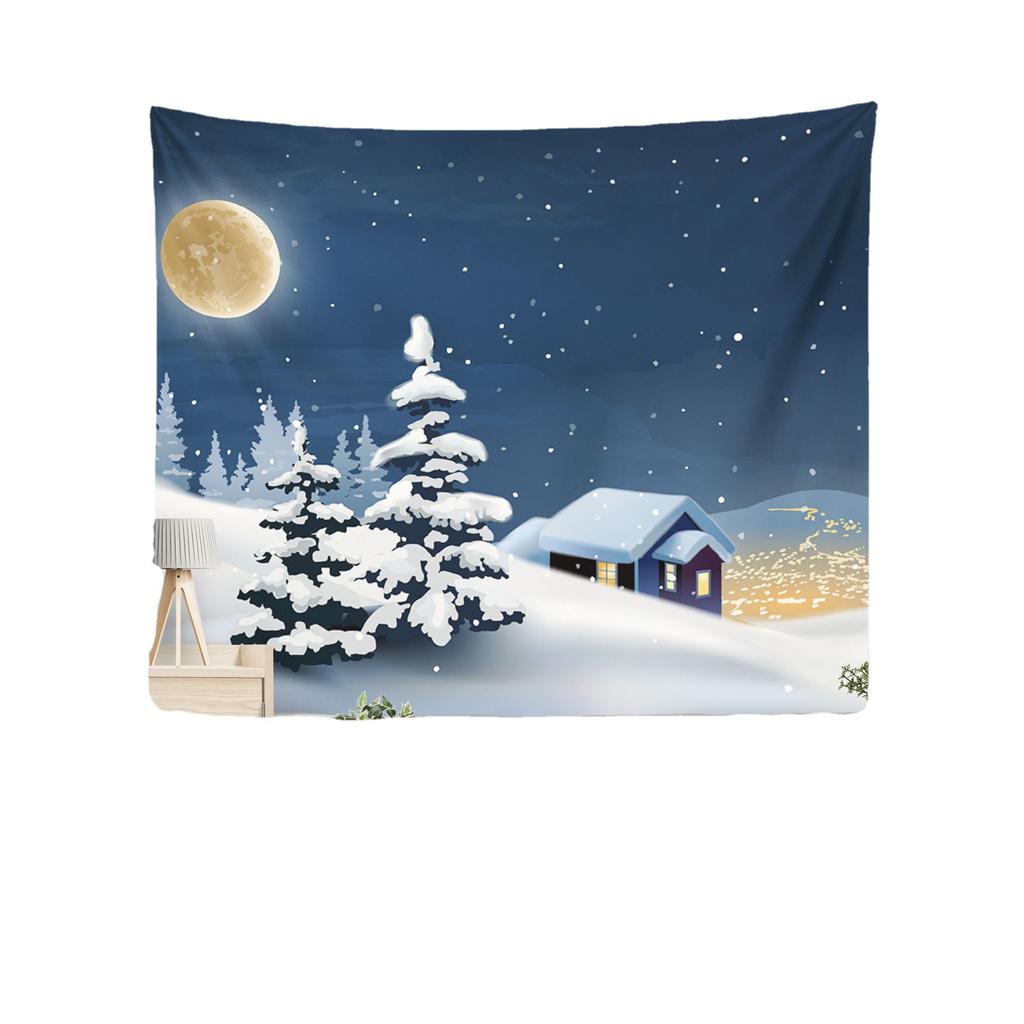 Grenzüberschreitender E-Commerce Amazon Europäischer und amerikanischer Weihnachts-Hängestoff-Hintergrundstoff-Wandteppich