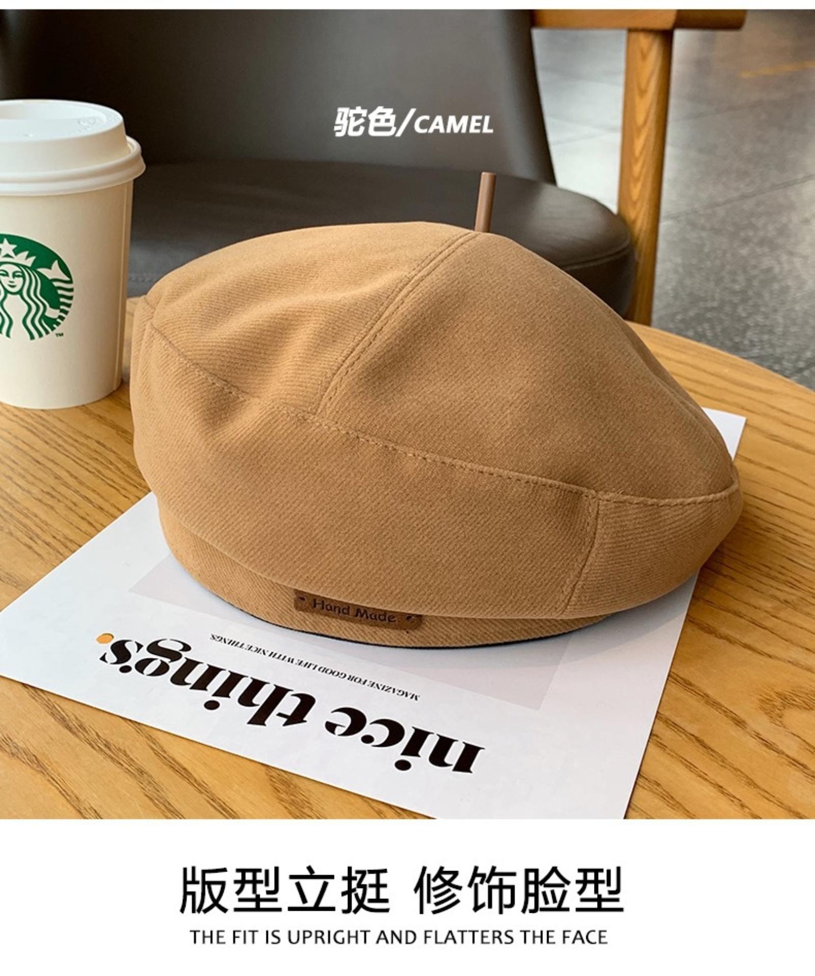 

Зимняя кепка вперед Универсальный берет-двусторонний One Size