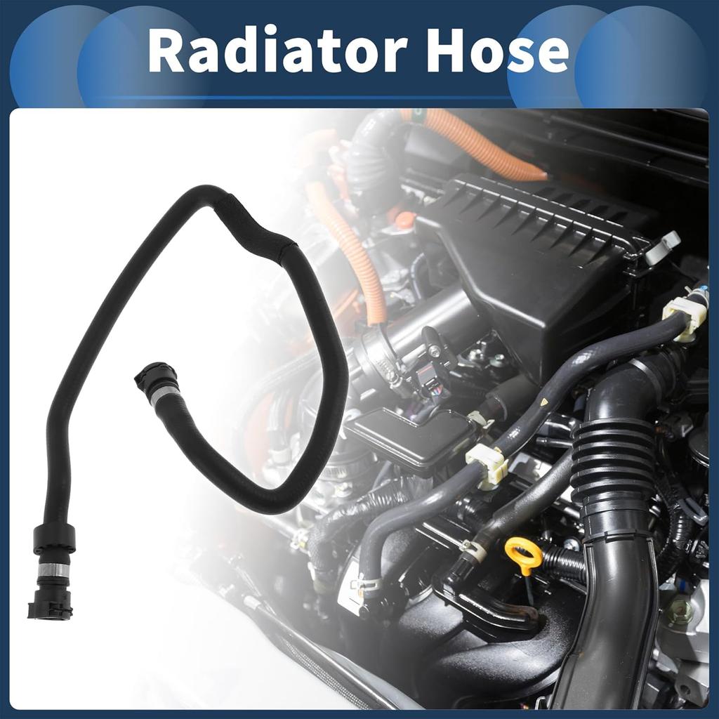 Radiator Hose Engine Coolant Water Hose No.17127580963 for BMW 640i 2012-2017 for BMW 740i 2011-2014 Rubber Black Good Sealing