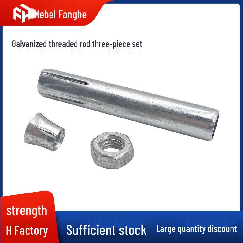 Galvanized Threaded Rod - 3m Ceiling Hanging Rod (M6/M8/M10) Full Thread