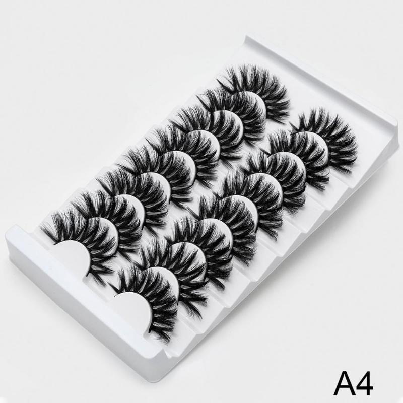 Fluffy Lashes 8/5pairs Eyelash Extensions De Cils Makeup Beauty False Eyelashes Wholesale Lashes Natural Wispy Lash-lifting