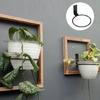 Indoor Outdoor Iron Plant Holder Wall Mount Flower Pots Rings for Balcony and Garden Decorative Hanging Planter Bracket