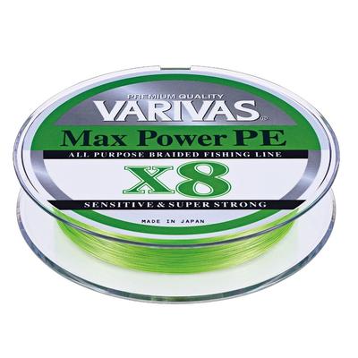 VARIVAS Max Power PE X8 Lijn, Limogroen, 150m, Maat 1