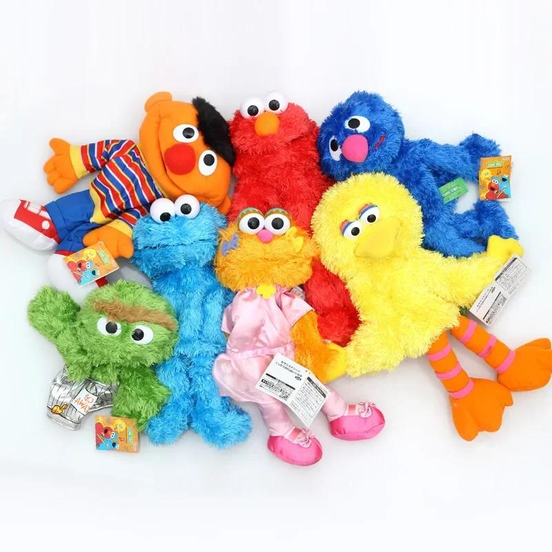 Large Sesame StreNging Hand Puppet Show Puppet Elmo Cartoon Soft Plush Birthday Gifts