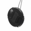 Camera Lens Cover Black ABS Protective Universal 58mm Front Lens Cover for Replacement