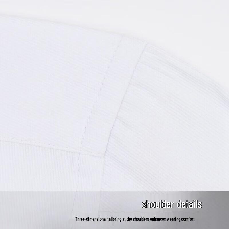 SHANSHAN Men's Striped Long-Sleeve Business Casual Shirt