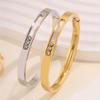 Design Groove Can Slide Women's High-end Niche Light Luxury Bracelet