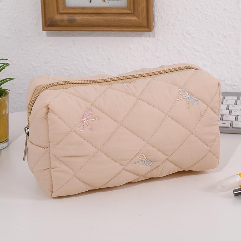 Small Flower Butterfly Bow Makeup Bag With Large Capacity For Travel And Daily Use
