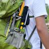 Wanderstock Aluminiumlegierung Tragbar Leicht Teleskopierbarer Wanderstock für Bergsteigen Outdoor-Einsatz Orange für 155