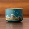 De'ou Xingguang Distant Mountain Ceramic Tea Tasting Cup