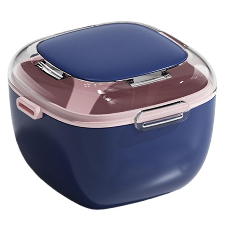 

Гигиенические органайзеры для чистки зубных протезов со штабелируемыми сушильными отделениями, портативные для ежедневного использования, для хранения в путешествиях синий/глубокий