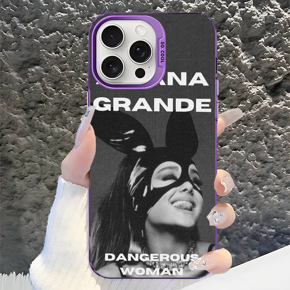 Pop Singer A-Ariana G-Grande Phone Case For IPhone 17 16 15 14 13 12 11 Pro Max Plus Pro Colorful Shell