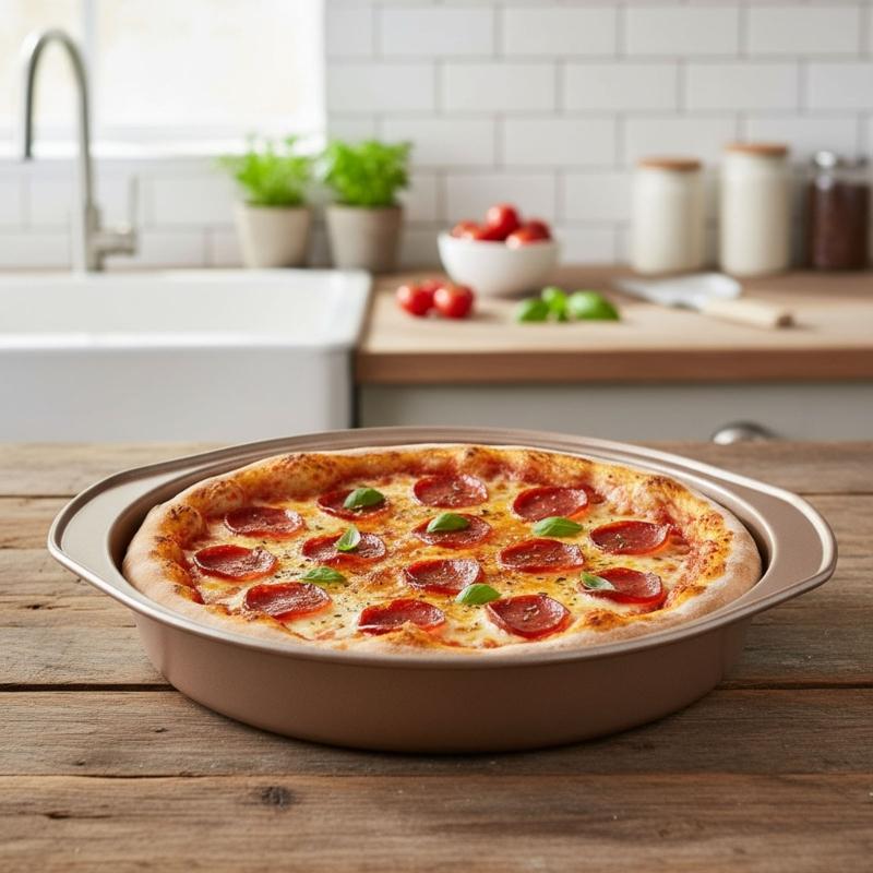 Ungiftige Rostfreie Stahl 9-Zoll Runde Kuchenform Für Gesundes Kochen Und Mühelose Entformung Wartung