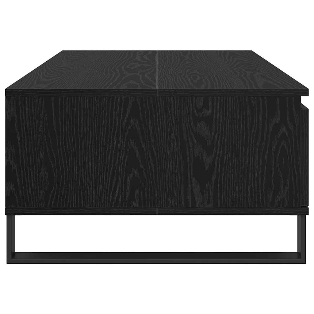 Coffee Table Black Oak Effect 90 x 60 x 35 cm Engineered Wood