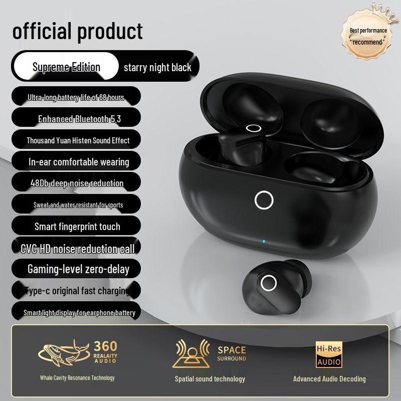 2025 StudioBuds Wireless Noise-Cancelling Mini In-Ear Sports Earphones