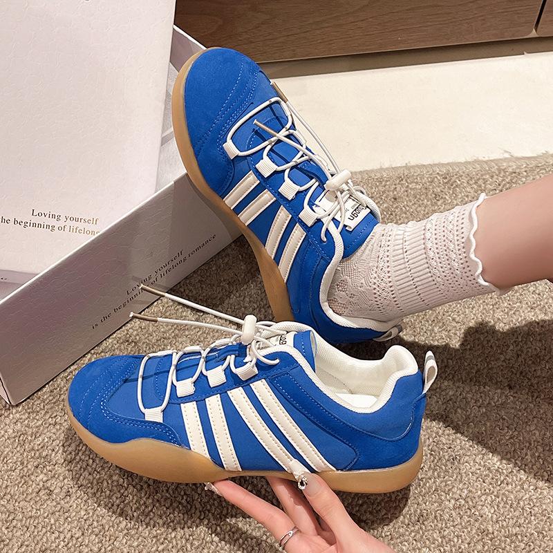 

Kendou Boyfriend льняные супермягкие дышащие балетки для тренировок 2025 лето новая мода мягкая подошва повседневная обувь 40 синий